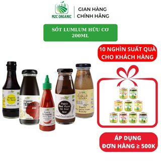 Sốt hữu cơ Lum Lum sốt teriyaki sốt mè rang sốt me sốt ớt chua ngọt hương vị đậm đà