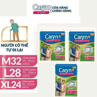 Tã Quần Người Lớn Caryn Size M/L/XL Mỏng Nhẹ Chống Tràn – Dành Cho Người Già Có Thể Tự Đi Lại