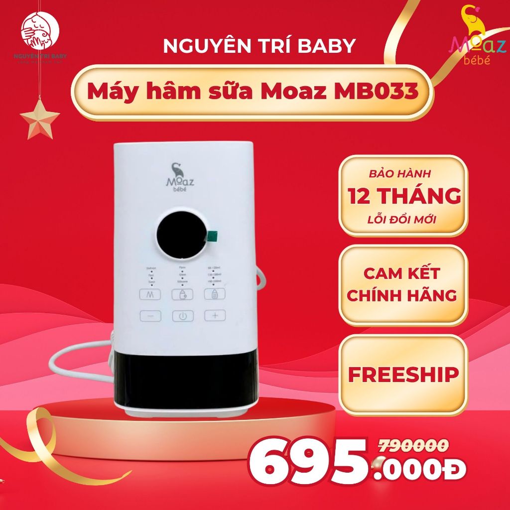 Máy hâm sữa Moaz bebe MB033 hâm nhanh, rã đông, giữ ấm / MB039 hâm sữa, rã đông, hâm thức ăn