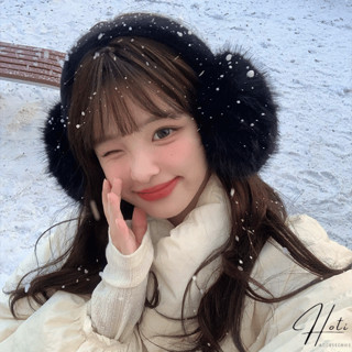 Bịt Tai Unisex Nam Nữ, Chụp Tai Giữ Ấm Lông Chồn Mịn Màng Mềm Mại Thời Trang Mùa Đông - HOTI - BT001