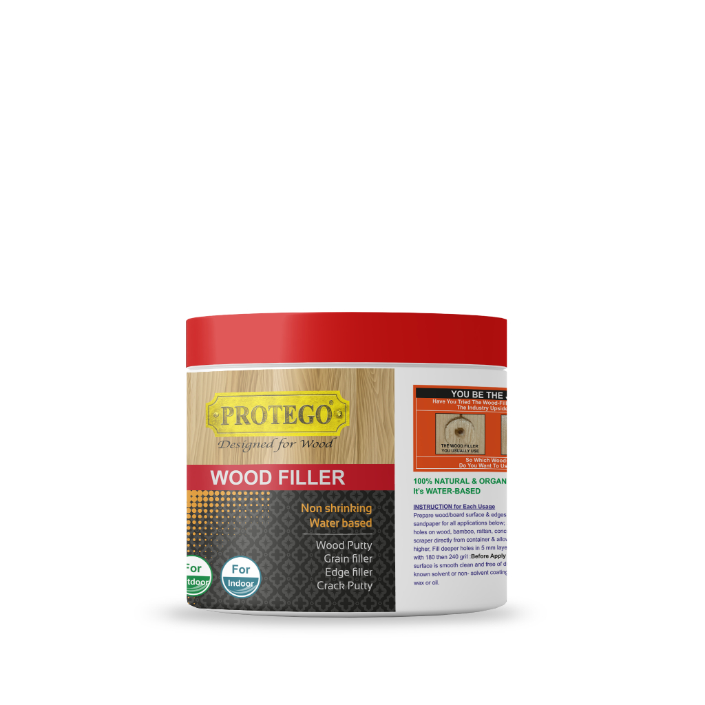 Protego Bột trét gỗ hệ nước Wood Filler tùy chọn màu