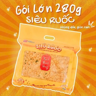  Cơm cháy Siêu ruốc Ninh Bình Vàng 280g - gói lớn bao bì cao cấp Đại Long food 