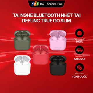 [Chỉ GH tận nơi]  Tai nghe Bluetooth nhét tai Defunc TRUE GO Slim, 5 màu thời trang, Điều khiển cảm ứng, Bảo hành 12T