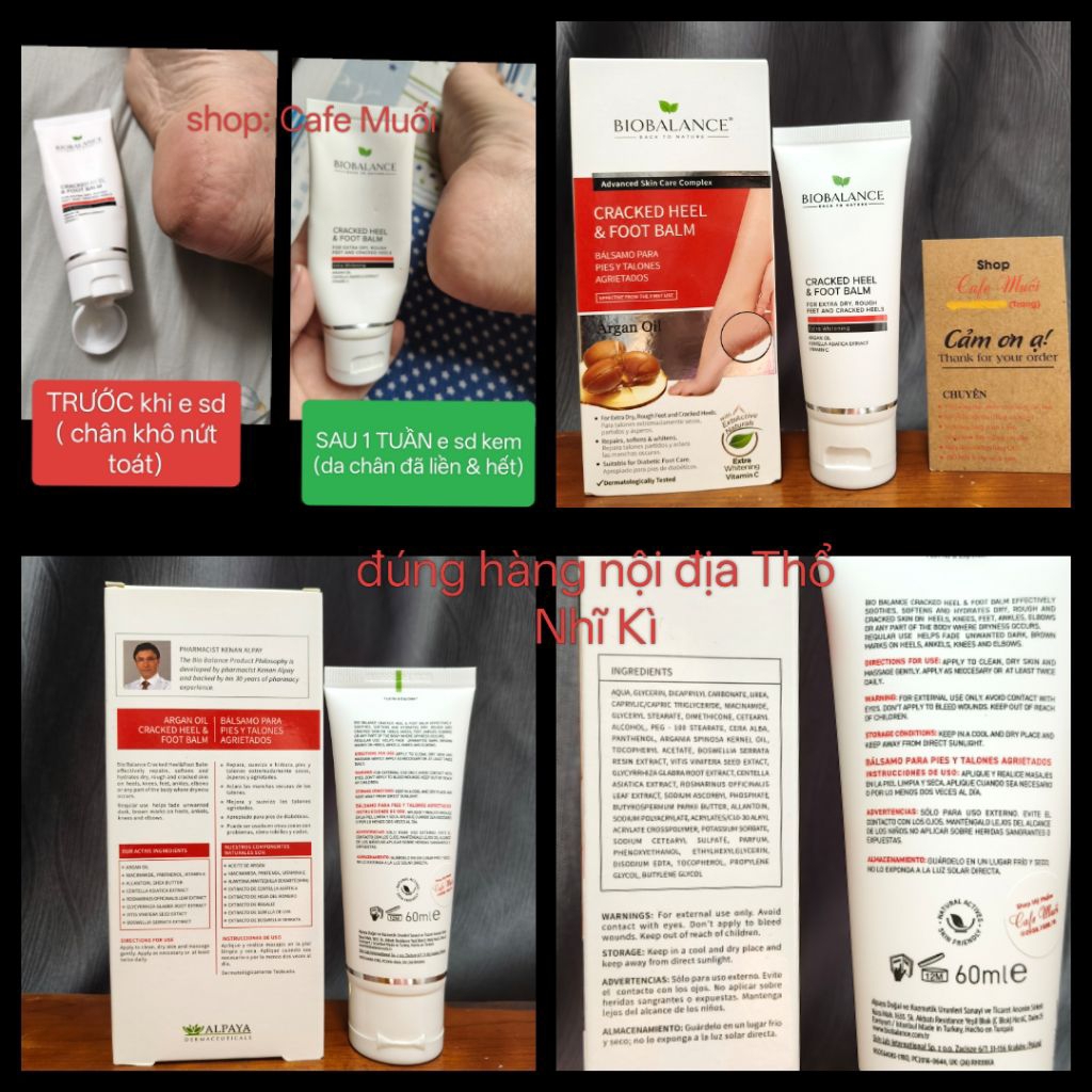 Kem Giảm Nứt Gót Chân Bio Balance Cracked Heel & Foot Balm 60m
