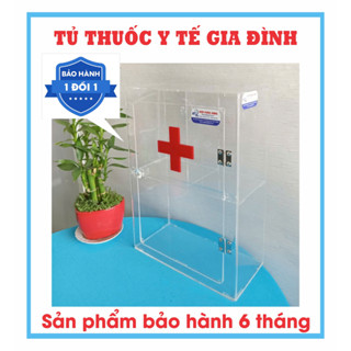 TỦ THUỐC Y TẾ DÙNG CHO GIA ĐÌNH BẰNG MICA