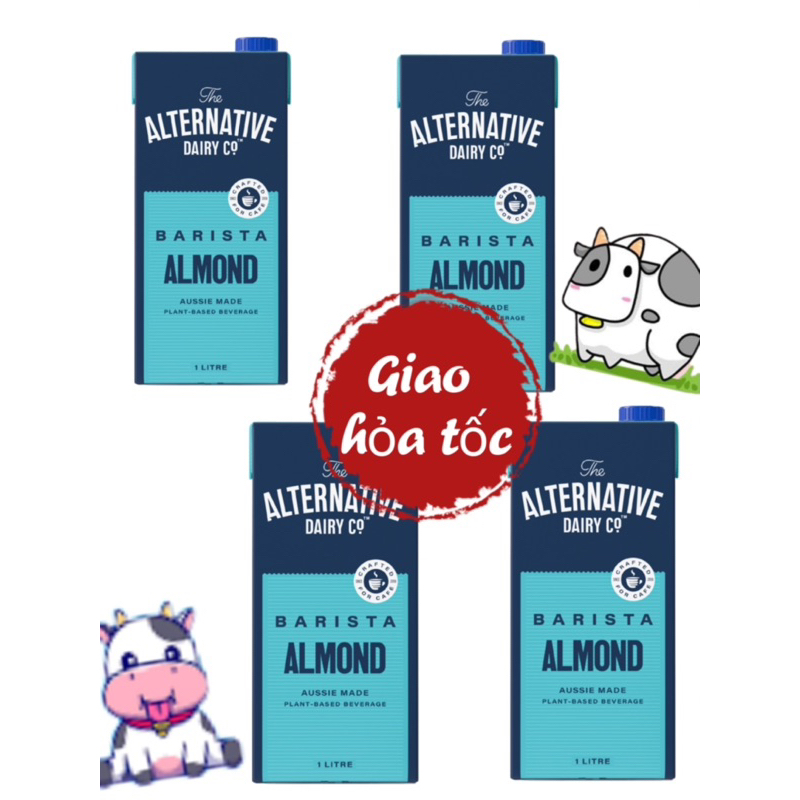 Set 4 Hộp Sữa Alternative Almond Milk