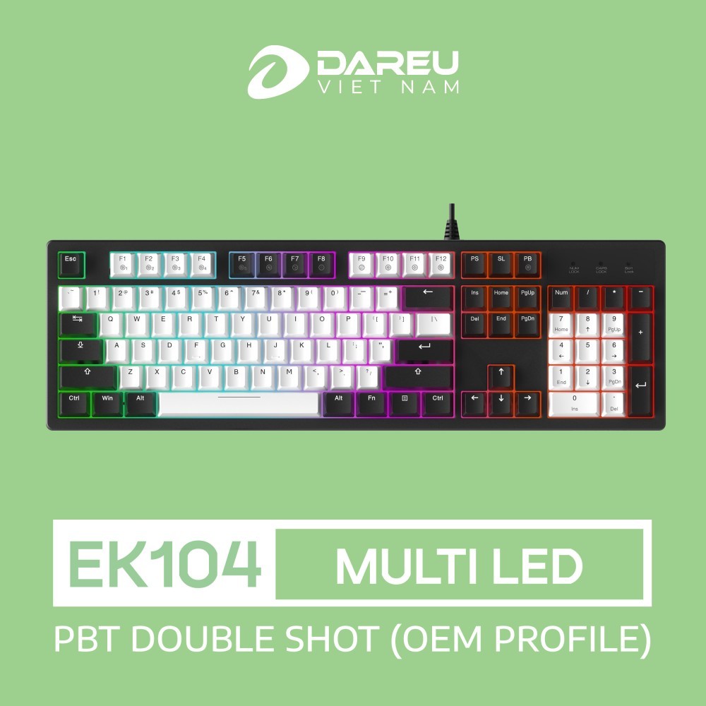 Bàn phím cơ Gaming DAREU EK104