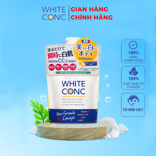  Kem dưỡng trắng da makeup body ban ngày toàn thân White Conc Cream Body Nhật Bản - Túi 200g 