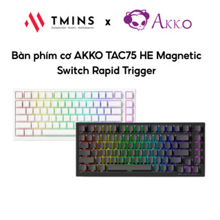 Bàn phím cơ AKKO TAC75 HE Magnetic Switch (75%/Rapid Trigger/16K Hz/Snap Tap) - Hàng chính hãng