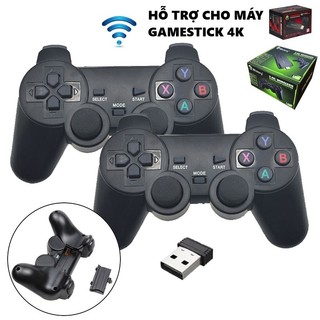  Gamepad Bộ 2 Tay cầm chơi game cho máy Gamestick 4K xanh và đỏ 