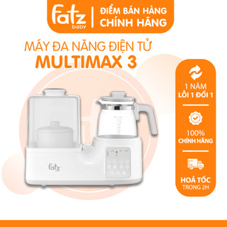 Máy đa năng điện tử Fatz Baby Multimax 3 Tiệt trùng Sấy khô Hâm sữa Nấu chậm Đun Hâm nước FB9322SJ