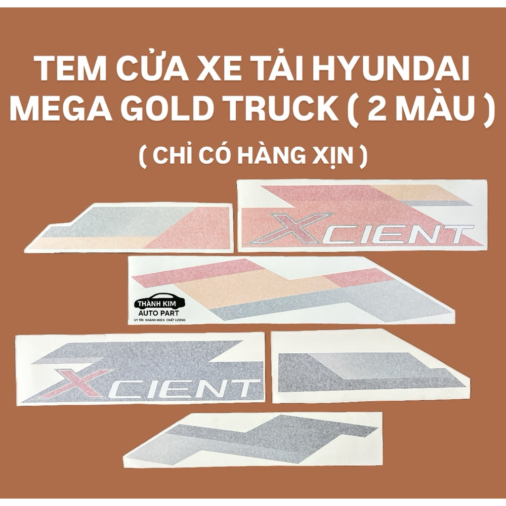 TEM CỬA XE TẢI MEGA TRAGO TRUCK XCIENT