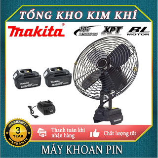  Quạt tích điện mini quạt Tích Điện Pin 10 Cell Quạt Pin Makita Quạt Để Bàn Tích Điện 2 Cấp Độ Gió Siêu Mát 