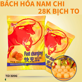  Kẹo Ngậm Bò Húc Tăng Lực Red Bull Jin Tian Nội Địa Trung Gói 320G 