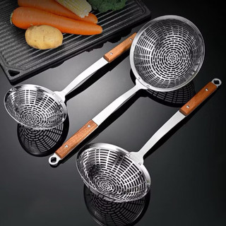 Vợt inox 304 vớt thực phẩm hàng loại 1 inox nguyên khối không gỉ| Vợt hớt thực phẩm chuyên dụng 004-006-009
