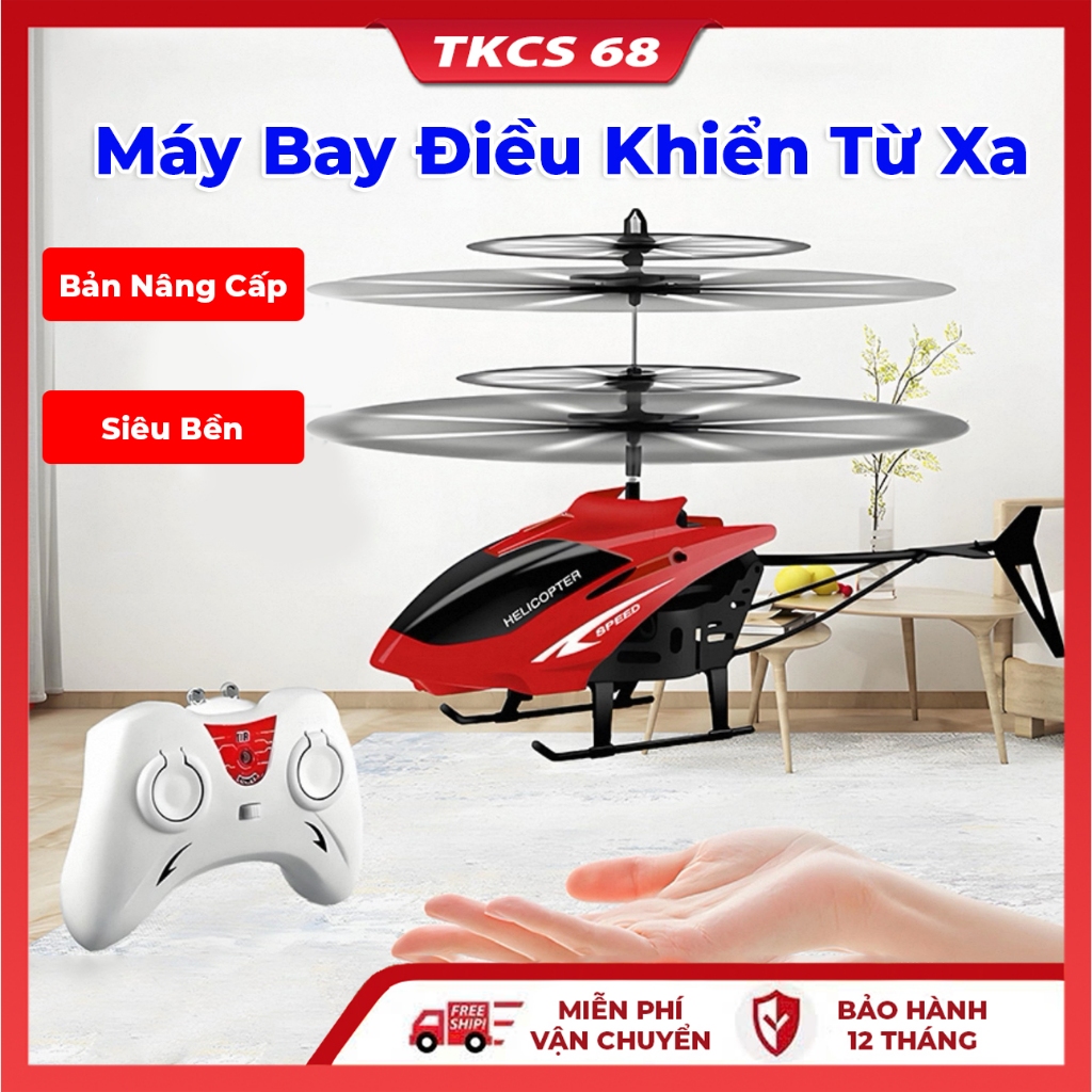 Máy Bay Điều Khiển Từ Xa, Đồ Chơi Máy Bay Mini Trực Thăng Cảm Ứng Tay, Có Điều Khiển Và Dây Sạc Thiết Kế Đẹp
