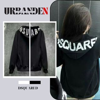 Áo Khoác Hoodie Zip DSQ Mũ 2 Lớp Chất Nỉ Tàu,  Áo Khoác In Chữ Dsquared2 Trên Mũ Dành Cho Boy Phố