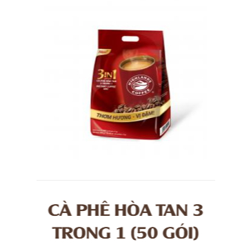 Cà Phê Hòa Tan highlands coffee 3 trong 1 (50 gói)