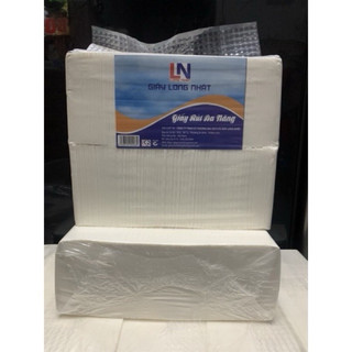 COMBO 10 GÓI GIẤY RÚT BỎ HỘP QUÁN ĂN LONG NHẬT GIẤY LỤA MỀM MỊN VÀ SÊU TIỆT KIỆM