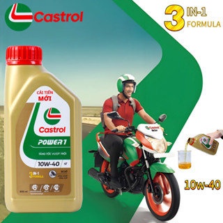 Dầu nhớt  Castrol POWER1 4T 10W-40 (0.8L) dầu nhớt xe máy---(chính hãng)