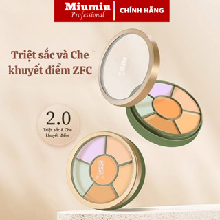  Bảng che khuyết điểm triệt sắc ZFC 6 ô che phủ tốt dùng cho makeup chuyên nghiệp 