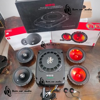 combo 7 chiếc loa lắp ô tô gồm bộ jbl stage1 62cf và stage1 621 và 1 chiếc sub điện quốc dân MBQ cho anh em nâng cấp xe 