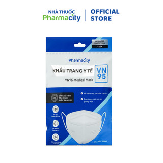  Khẩu trang y tế 4 lớp VN95 Pharmacity  Gói 10 cái  
