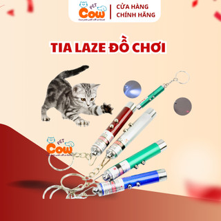 [Tặng Kèm Pin] Đèn laze/ laser 2 trong 1 đồ chơi đuổi bắt cho chó mèo luyện tập phản xạ
