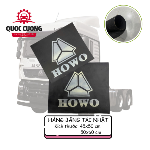 TẤM CHẮN BÙN BĂNG TẢI NHẬT ZIN DÙNG CHO XE TẢI HOWO dùng cho 2T5 tới 15T (GIÁ BÁN 1 TẤM)
