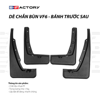  Dè chắn bùn cho xe Vinfast VF6 B-Factory - Có Video Hướng Dẫn Lắp Đặt Chi Tiết Bảo hành 1 đổi 1 