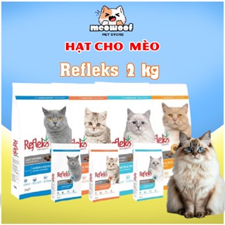 Hạt Refleks 2kg cho mèo con mèo to , hạt reflex thức ăn khô cho mèo tiết niệu túi 2kg