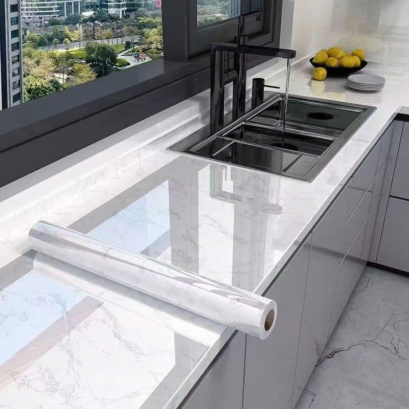 [HCM] Giấy Dán Bếp Cách Nhiệt Chống Dầu Mỡ, Chịu Nhiệt Vân Đá,Vân Gỗ Cao Cấp -Decal Dán Bếp 3D Tráng