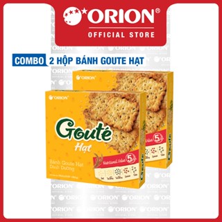 Combo 2 Hộp 8 gói Bánh Goute Hạt dinh dưỡng (316,8g/hộp)