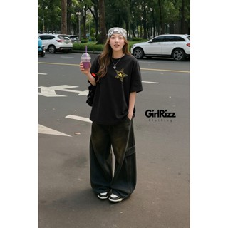 Áo Form Rộng Nam Nữ Girlrizz Áo Thun Việt Nam 2/9 Họa Tiết Ngôi Sao & Cờ Đỏ Sao Vàng Cotton Thoáng Mát ATN175