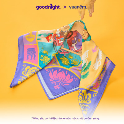 [DEAL MỞ BÁN] Khăn lụa latin cao cấp Goodnight Bandana 70×70 - Khăn lụa quàng cổ