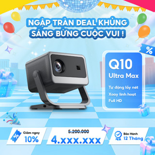 [ HOT 2025 ] Máy Chiếu Q10 Ultra Max - Máy Chiếu Movie Legend, Hỗ Trợ Full HD, Hệ Điều Hành Android 12