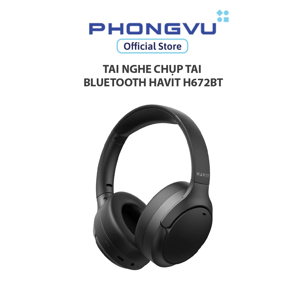 [Độc quyền] Tai nghe chụp tai Bluetooth Havit H672BT - Bảo hành 12 tháng