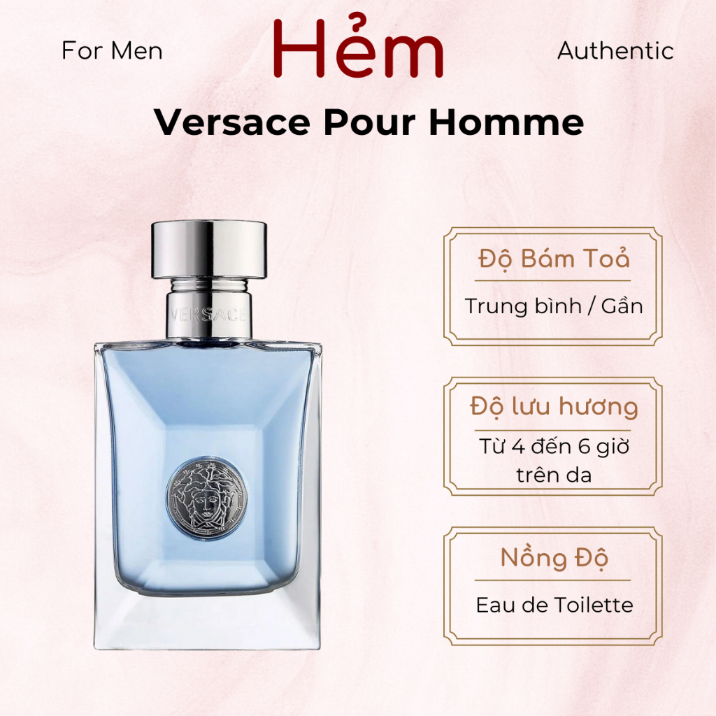 Fullseal 100ML | Versace Pour Homme EDT | Nước Hoa Nam | Hẻm Perfume