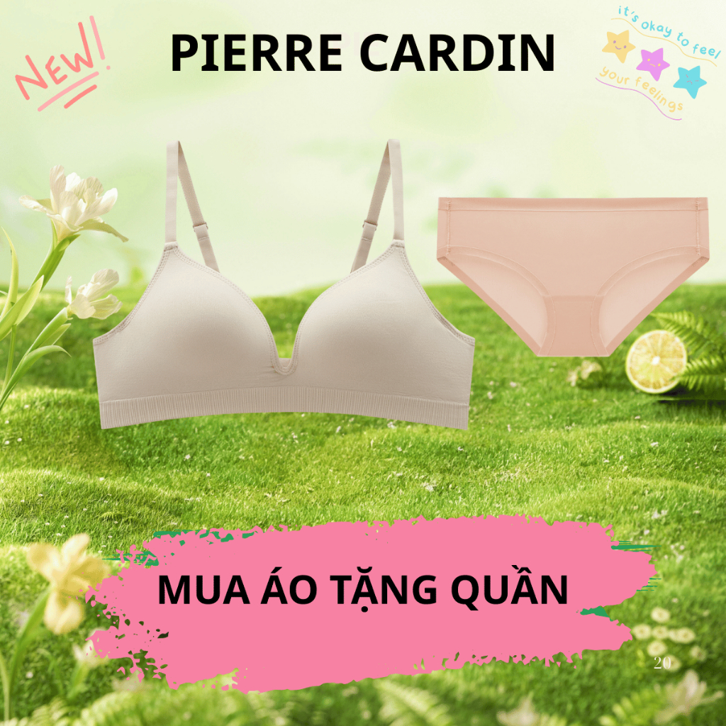 MUA ÁO TẶNG QUẦN-Áo lót nữ Pierre Cardin 609-62406
