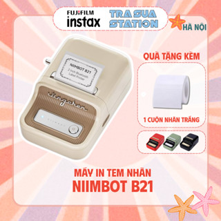  NIIMBOT B21- Máy in nhãn cầm tay vintage Bluetooth in nhãn cho kinh doanh online văn phòng và gia đình - Bảo Hành 12T 