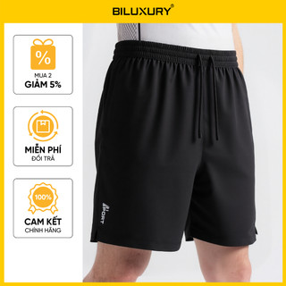   T12_ĐỒNG GIÁ 149K  Quần Short Gió Thể Thao Nam Biluxury 9QDGT532 Quần Đùi Gió Nam Form Vừa Vặn Tôn Dáng Basic Mềm Mại 