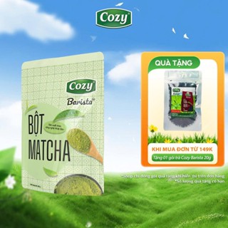  Bột Matcha Trà xanh Cozy Barista gói 200G pha trà sữa đá xay làm bánh 