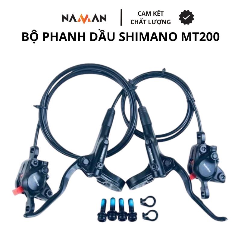 Bộ phanh dầu xe đạp SHIMANO MT200