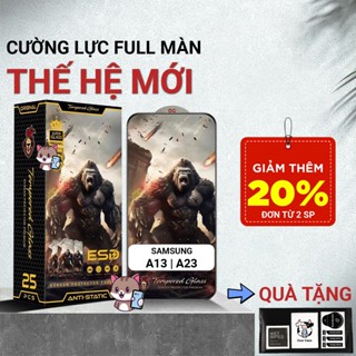 Cường lực Samsung A23, A13 4G|5G  chiến binh full màn | Miếng kính dán bảo vệ màn hình cho ss galaxy Meocase
