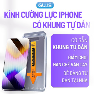 Kính cường lực iphone tự dán full màn, kính cường lực tự dán iphone, kính cường lực ip full màn - Gulis