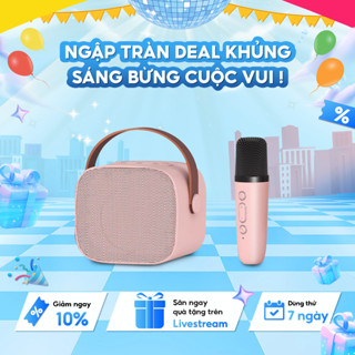Loa Mini Hát Karaoke K1 Dành Cho Máy Chiếu Và Điện Thoại, Hỗ Trợ Bluetooth 5.0