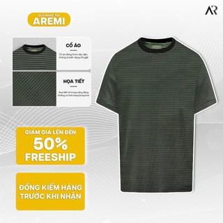  Áo thun nam tay ngắn cổ tròn AREMI chất liệu cotton cao cấp co giản thoáng mát thiết kế đơn giản trẻ trung ATS0034 