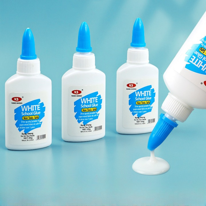 Keo sữa dán giấy thủ công, nhà búp bê, handmade, smile - 40ml