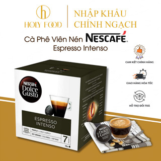 Cà phê viên nén vị Espresso Intenso Nescafe dành cho máy Dolce Gusto - Hộp 16 viên - Chính Hãng Anh