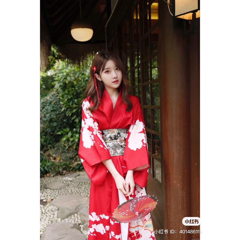 Kimono nữ nhật bản yukata nữ ( sẵn )